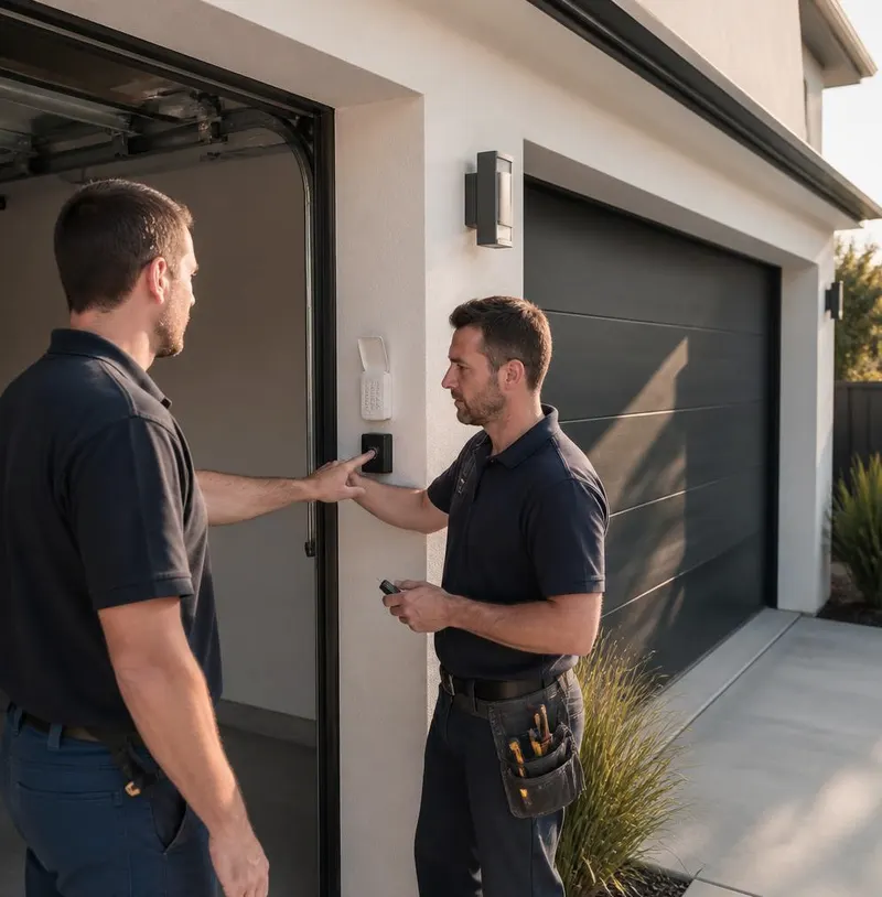 Off Track Door Repair in Lakeland